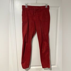 Old Navy Pixie pants. Red. Size 0